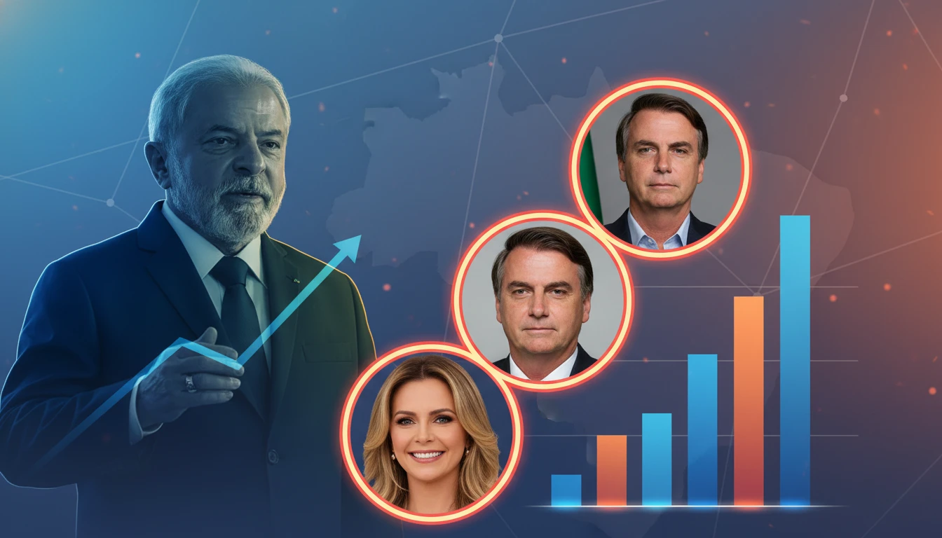 Atlasintel aponta lula à frente em cenários com flávio, tarcísio e michelle; veja os números