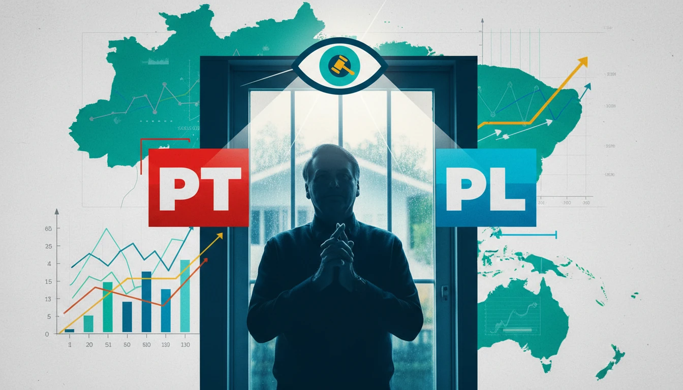 Bolsonaro em casa: Pt e pl veem pouco impacto da prisão domiciliar nas eleições