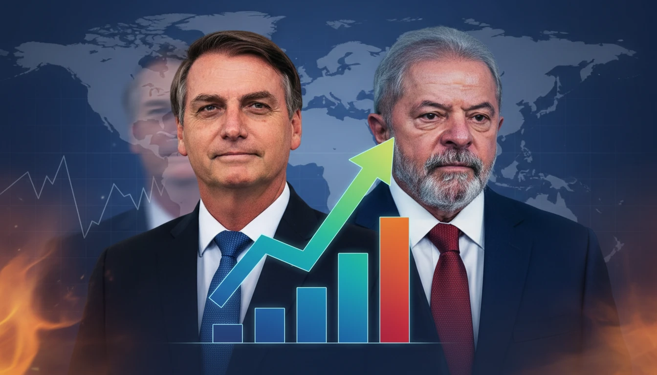 Pesquisa aponta flávio bolsonaro ligeiramente na frente de lula no segundo turno