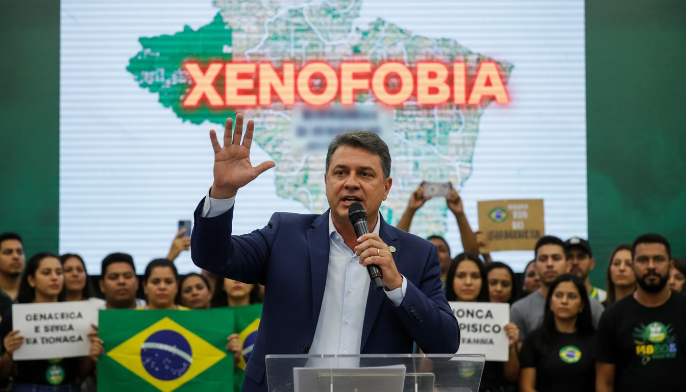 Pré-candidato à presidência renan santos usa fala xenofóbica para criticar bairro em santa catarina