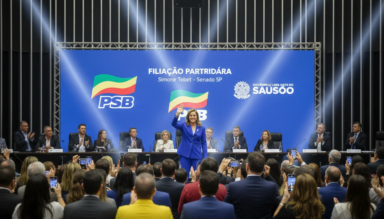 Simone tebet oficializa filiação ao psb para disputar o senado por são paulo